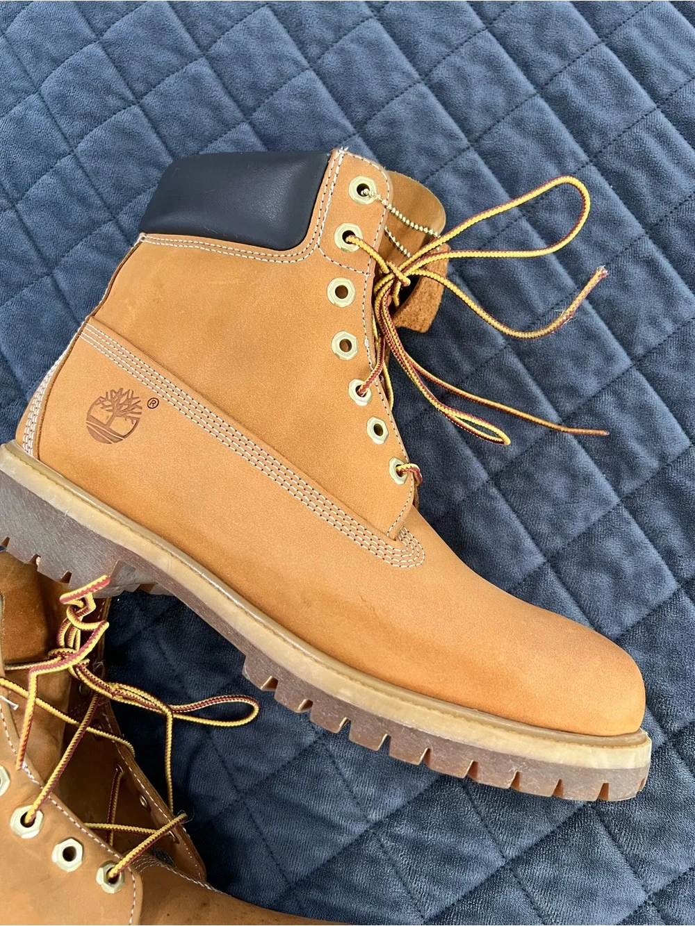 Timberland Boots Shoes Men’s Size 9.5 Wheat Nubuck High Top Lace Up
